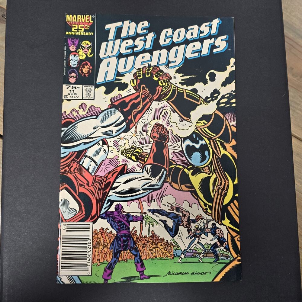 Vintage Comic Book Marvel Comics West Coast Avengers Issue 11 August 1986